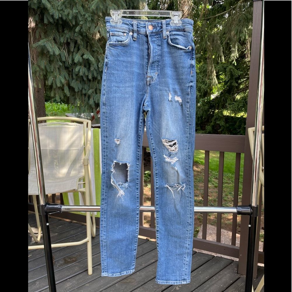 & Denim Mom Jean’s High Waist
